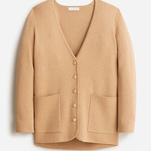 NWT Jcrew  giselle v neck sweater blazer size small